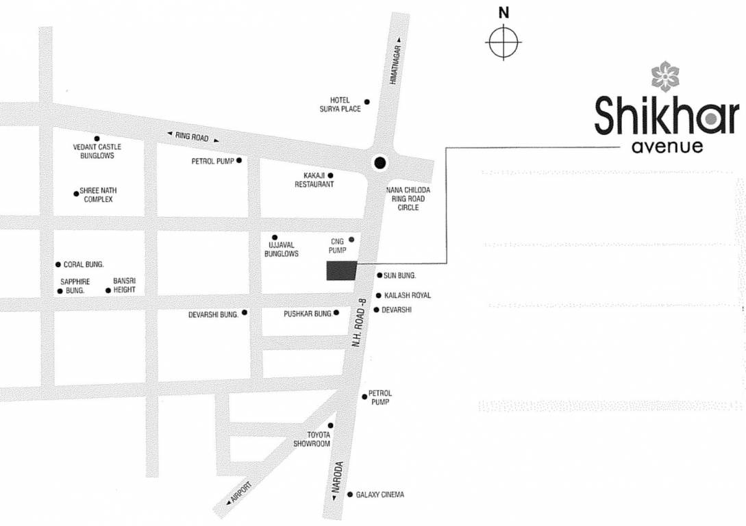 Images for Location Plan of Shivam Shikhar Avenue Block E