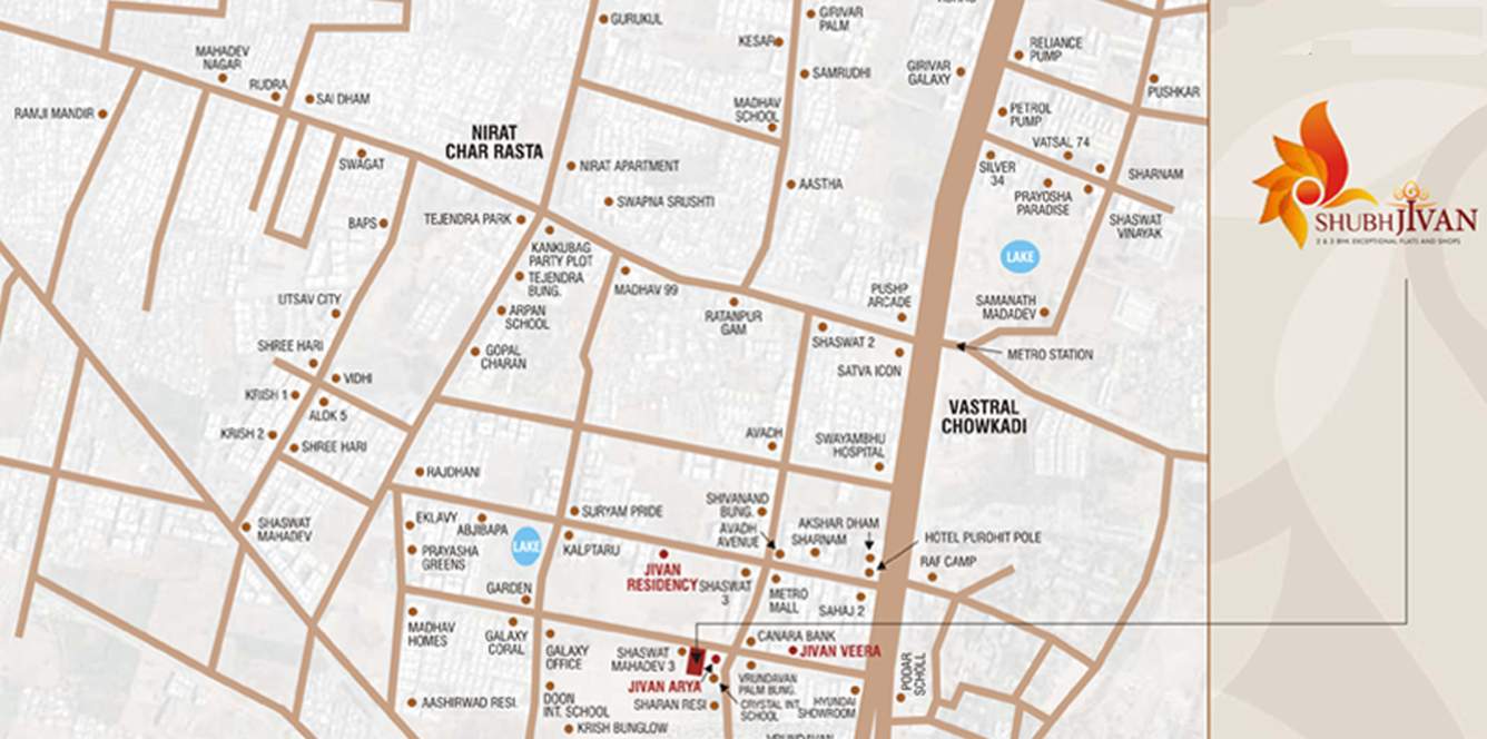  shubh jivan Images for Location Plan of Jivan Shubh Jivan