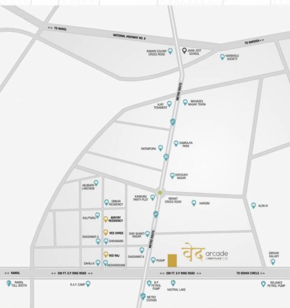 Images for Location Plan of Tatva Ved Arcade