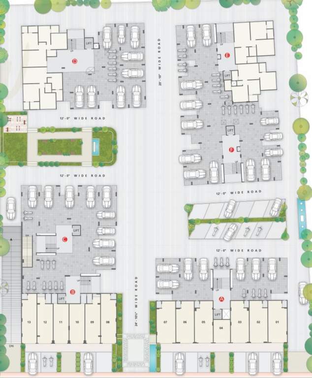 Images for Layout Plan of Dhairya Paradise