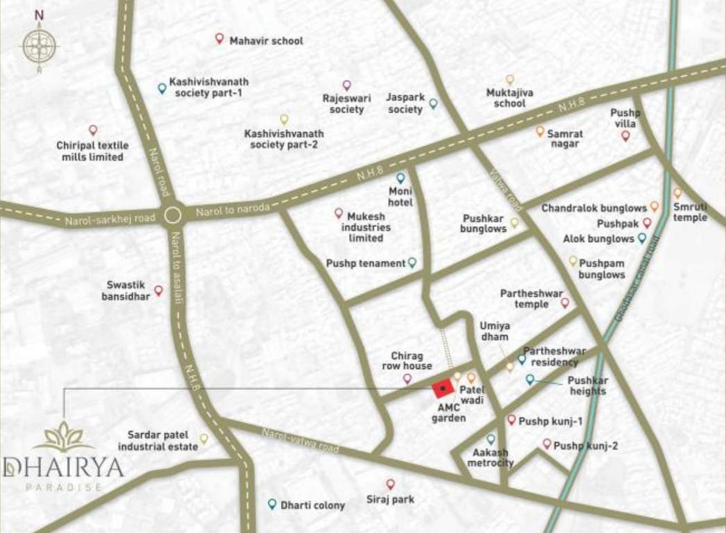 Images for Location Plan of Dhairya Paradise