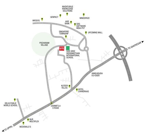  galaxy-towers Images for Location Plan of Surya Galaxy Towers