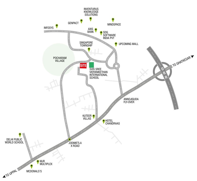  galaxy towers Images for Location Plan of Surya Galaxy Towers