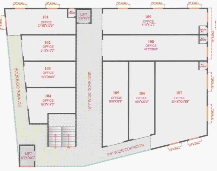 Images for Cluster Plan of Laksh Omkar Plaza