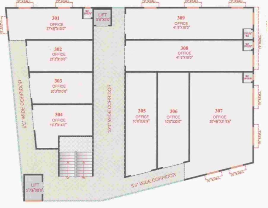 Images for Cluster Plan of Laksh Omkar Plaza