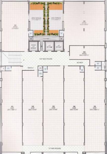 Images for Cluster Plan of Dwarkesh Business Hub