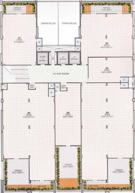 Images for Cluster Plan of Dwarkesh Business Hub