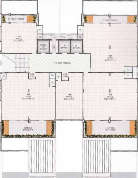 Images for Cluster Plan of Dwarkesh Business Hub