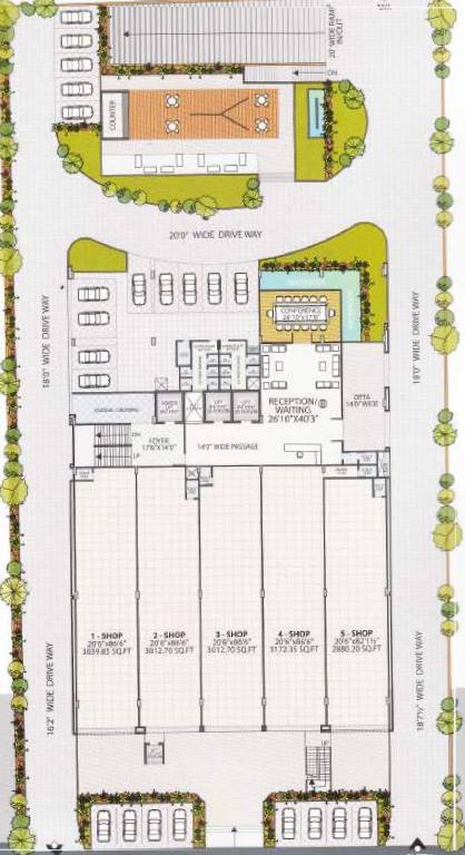 Images for Cluster Plan of Dwarkesh Business Hub