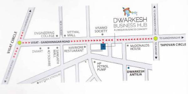 Images for Location Plan of Dwarkesh Business Hub