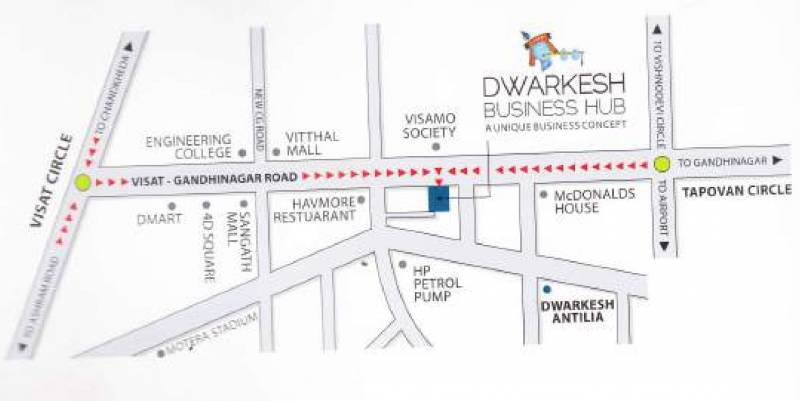 Images for Location Plan of Dwarkesh Business Hub