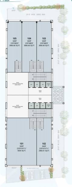 Images for Cluster Plan of Savani World Center 3