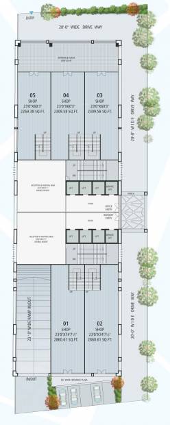 Images for Cluster Plan of Savani World Center 3