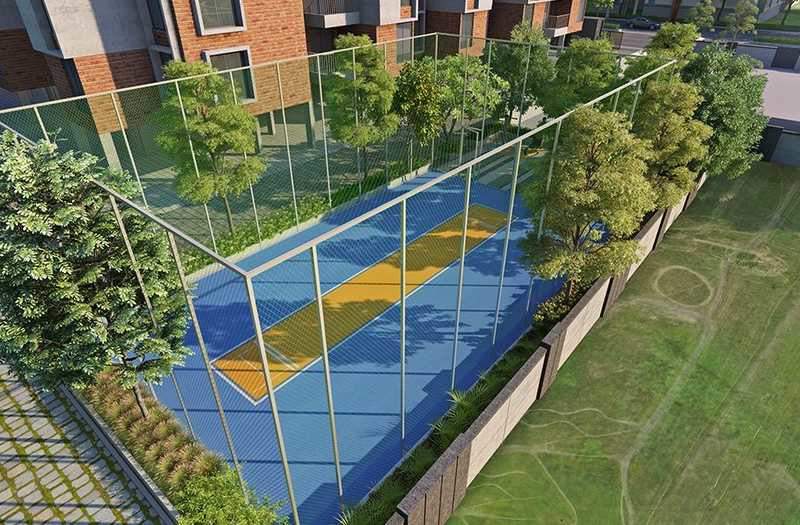  splendid courtyard Tennis Court