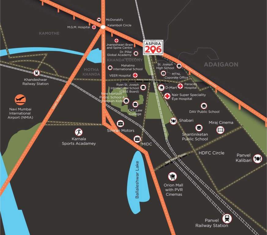  aspira 206 Images for Location Plan of GeeCee Aspira 206