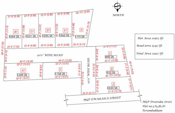 Images for Layout Plan of MGP Dwaraka Street
