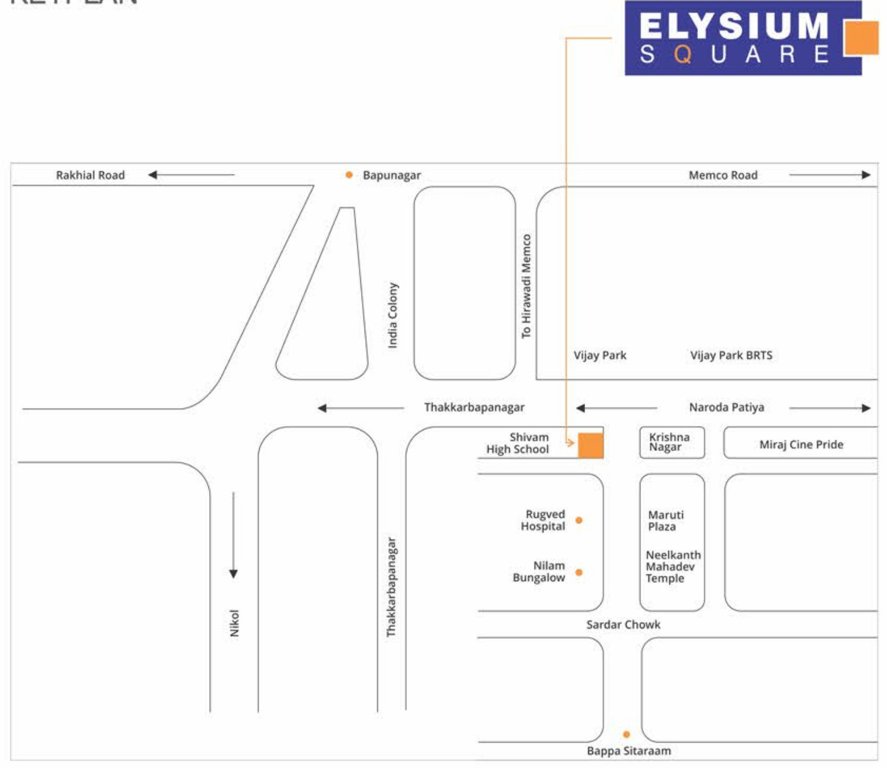 Images for Location Plan of Vraj Elysium Square
