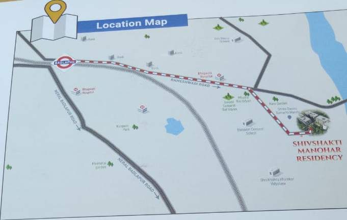  manohar residency Location Plan