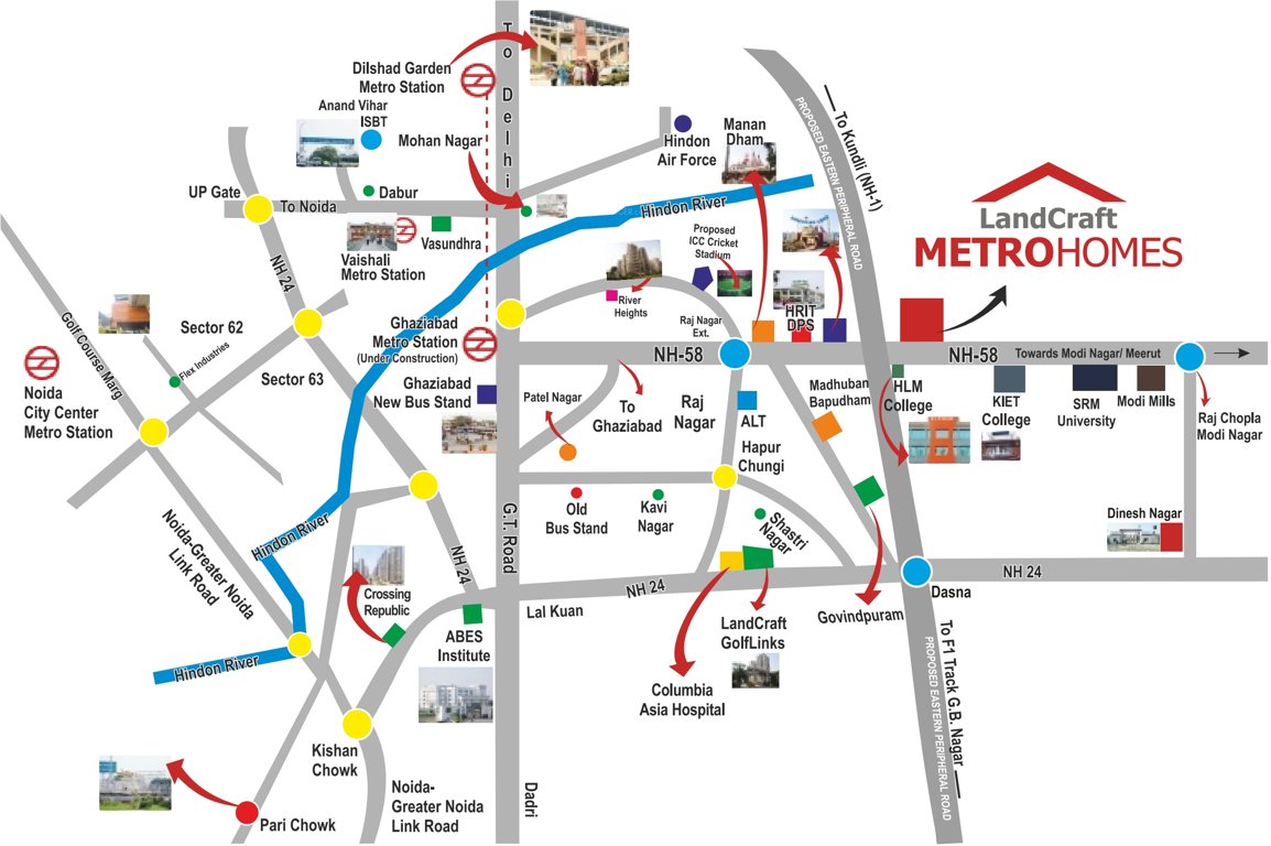 Images for Location Plan of LandCraft Metro Homes