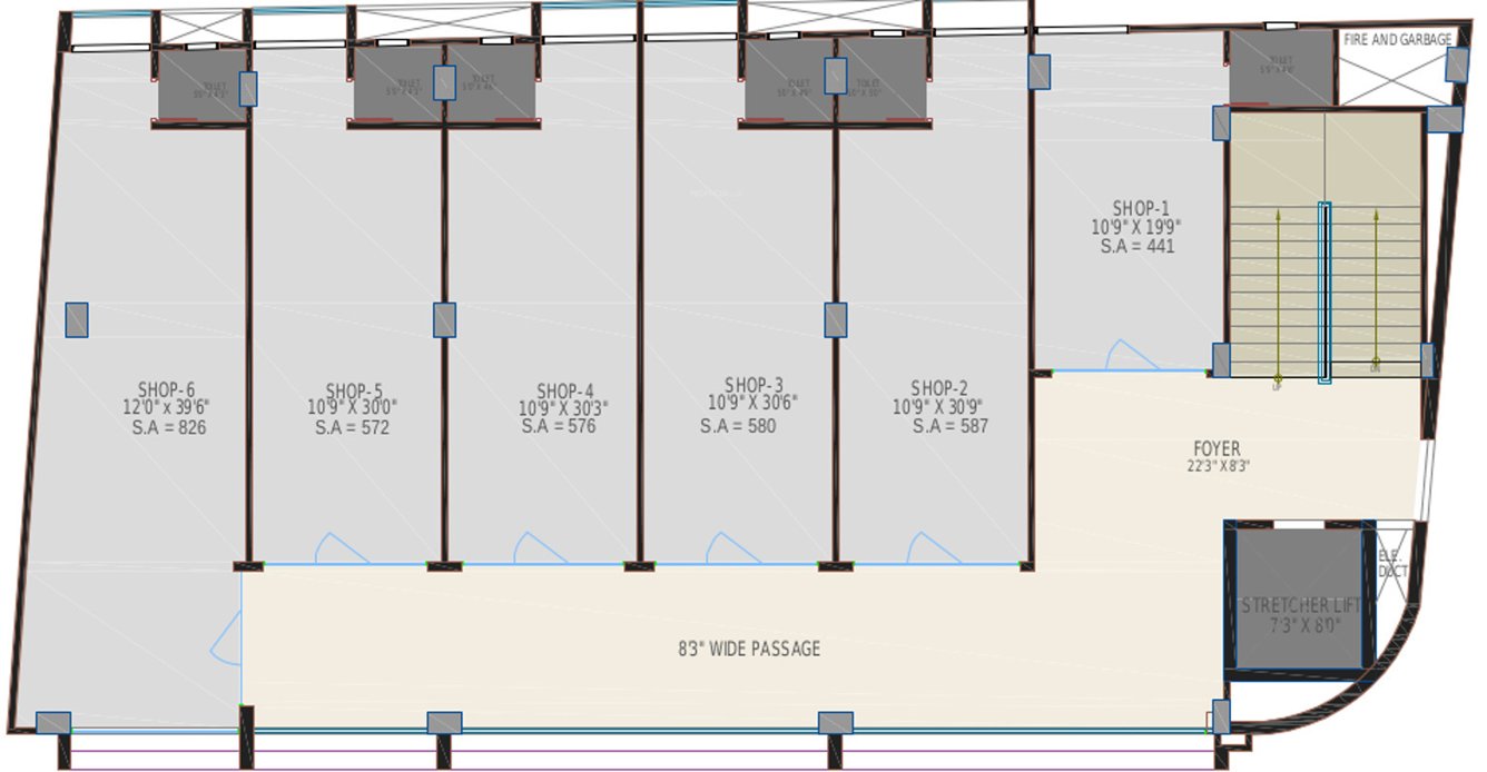 Images for Cluster Plan of Servashanti Siddhi Vinayak Arcade Block B