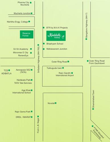 Images for Location Plan of Mayuri Kandakatla Vally
