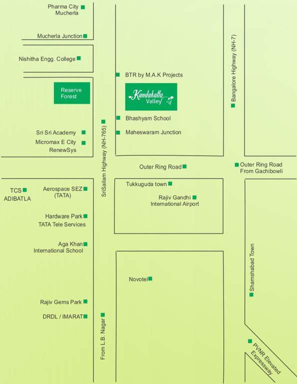 Images for Location Plan of Mayuri Kandakatla Vally