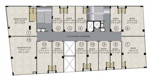  town-square Amenity AS1 Cluster Plan