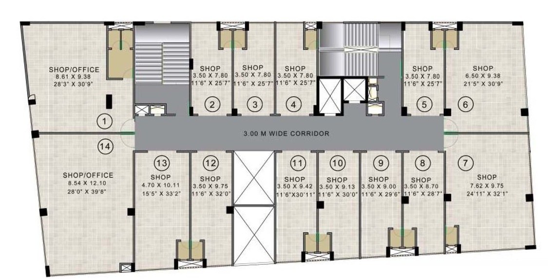  town square Amenity AS1 Cluster Plan