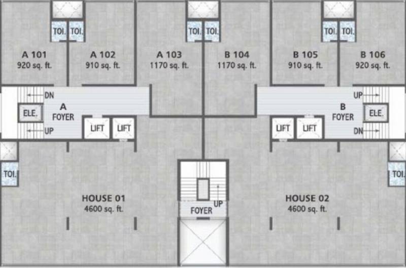 Images for Cluster Plan of Krish One World Capital