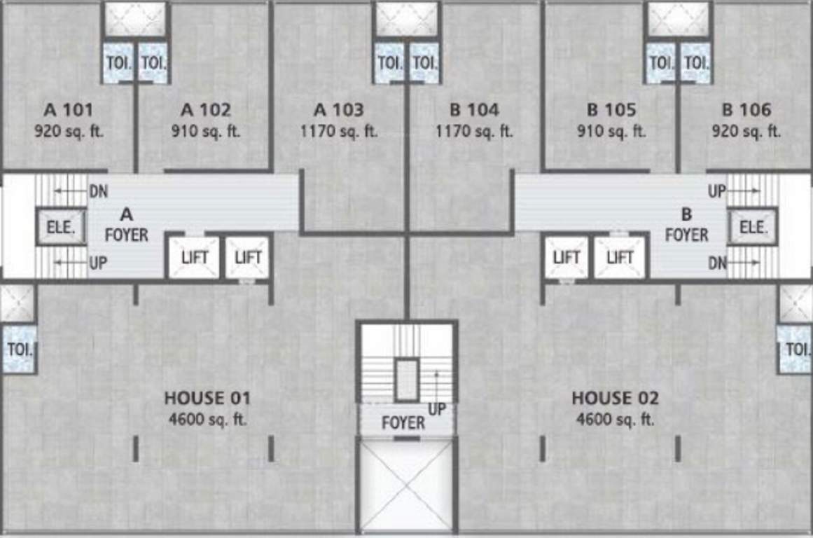 Images for Cluster Plan of Krish One World Capital