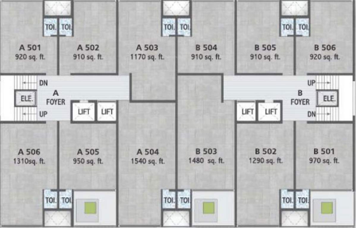 Images for Cluster Plan of Krish One World Capital