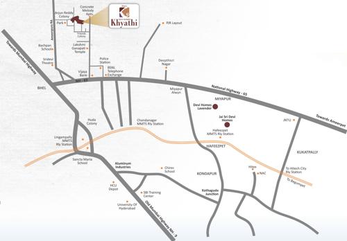  homes-khyathi Images for Location Plan of Jai Sri Devi Homes Khyathi