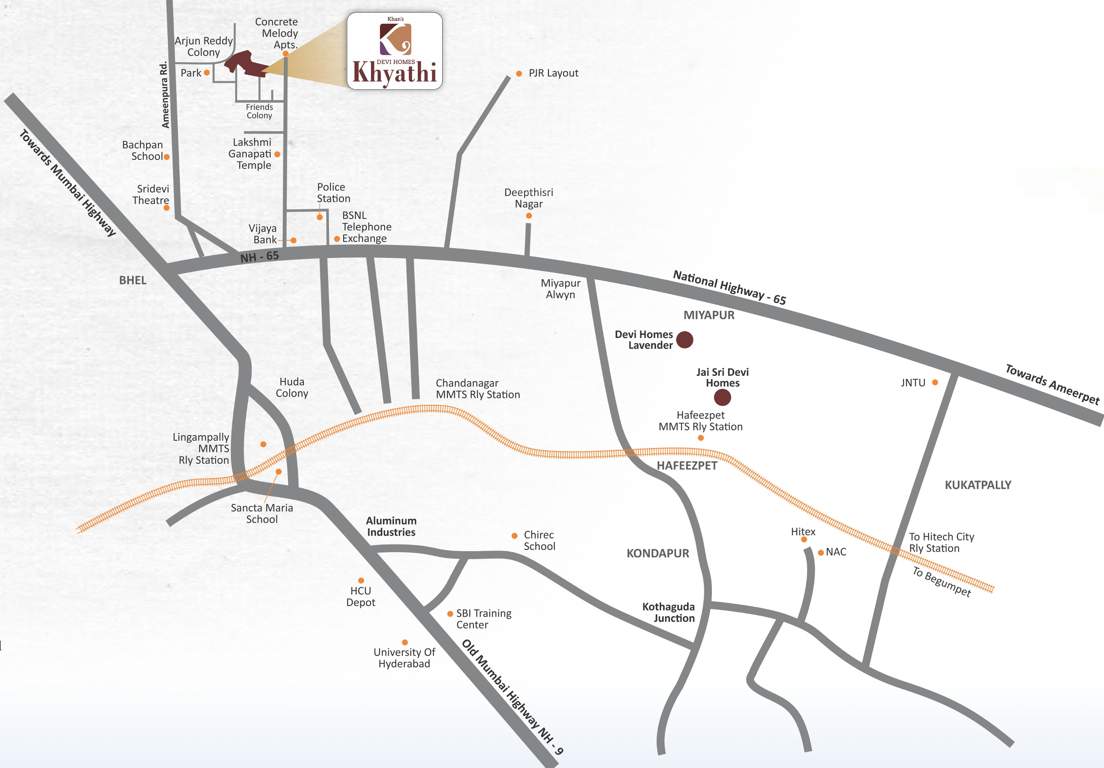  homes khyathi Images for Location Plan of Jai Sri Devi Homes Khyathi