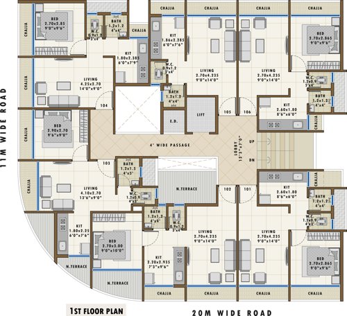 Images for Cluster Plan of Gurukrupa Shreepati Corner