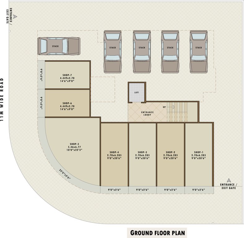 Images for Cluster Plan of Gurukrupa Shreepati Corner
