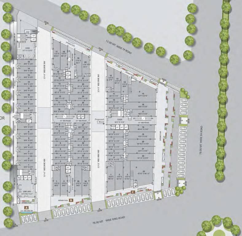 Images for Cluster Plan of Adinath Shalin Square