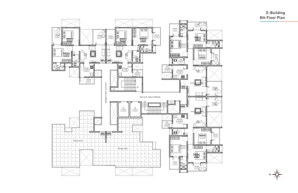  gandharva excellence project iii Gandharva Excellence Project III Building E Cluster Plan