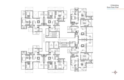  gandharva-excellence-project-iii Gandharva Excellence Project III Building E Cluster Plan