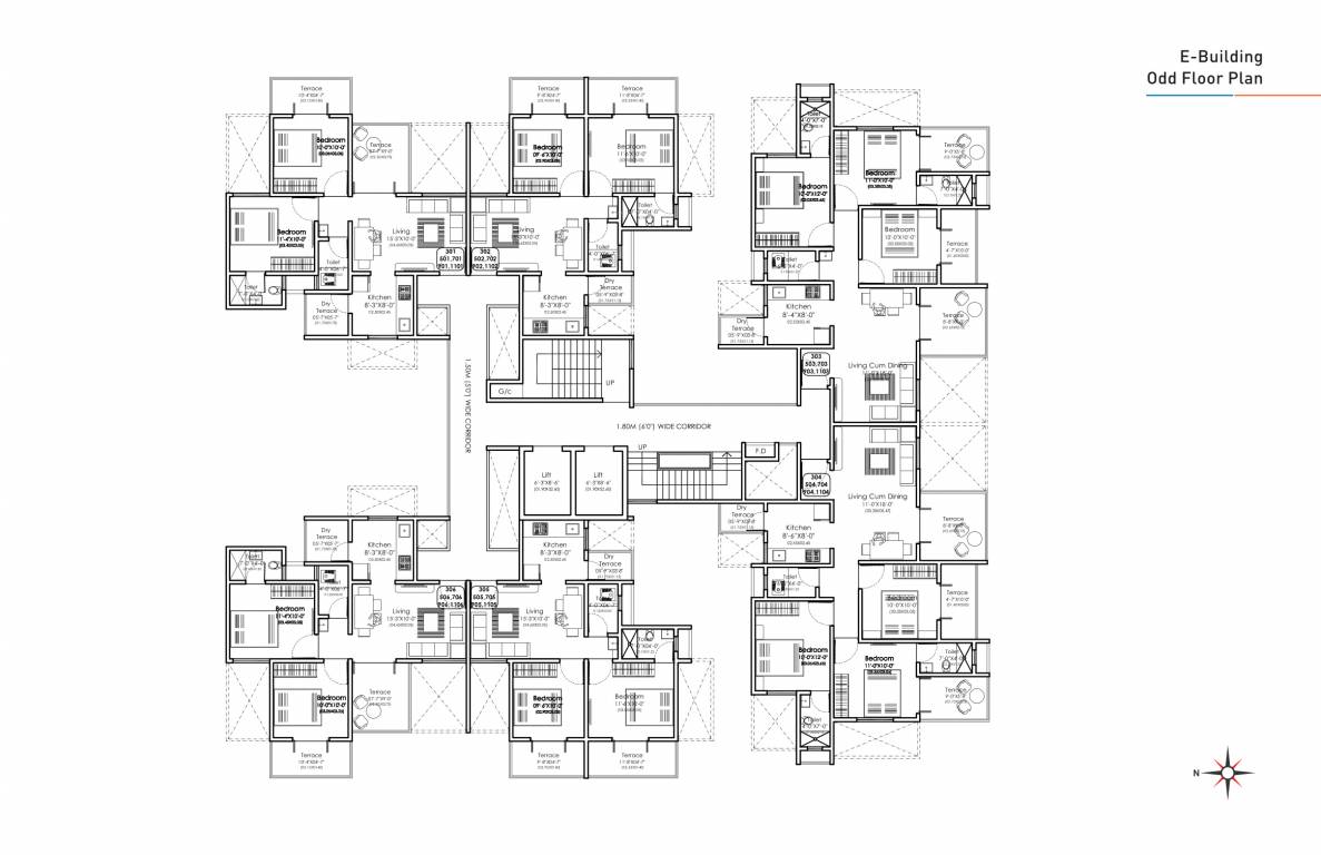  gandharva excellence project iii Gandharva Excellence Project III Building E Cluster Plan