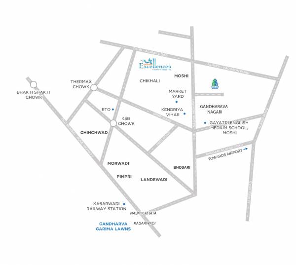  gandharva-excellence-project-iii Location Plan
