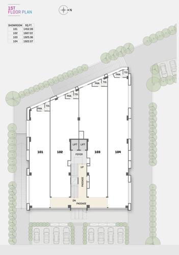  horizon-trade-center Horizon Trade Center Cluster Plan for 1st Floor