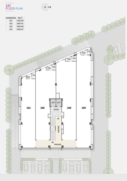  horizon trade center Horizon Trade Center Cluster Plan for 1st Floor
