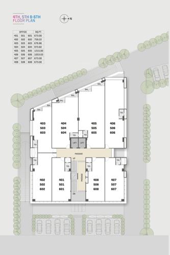  horizon-trade-center Horizon Trade Center Cluster Plan for 4th Floor