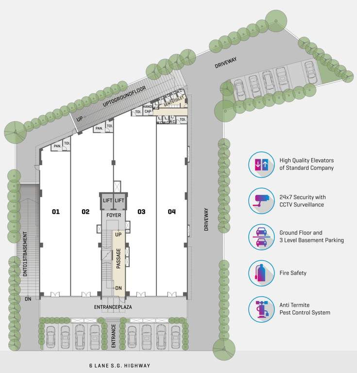  horizon trade center Horizon Trade Center Cluster Plan for ground Floor