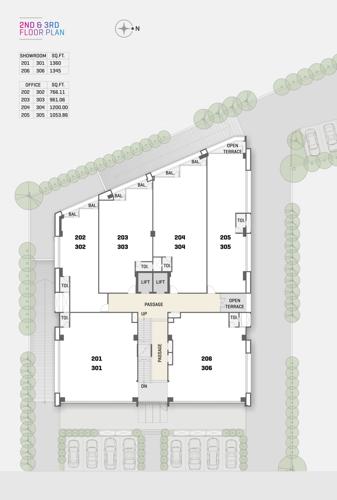  horizon-trade-center Horizon Trade Center Cluster Plan from 2nd to 3rd Floor