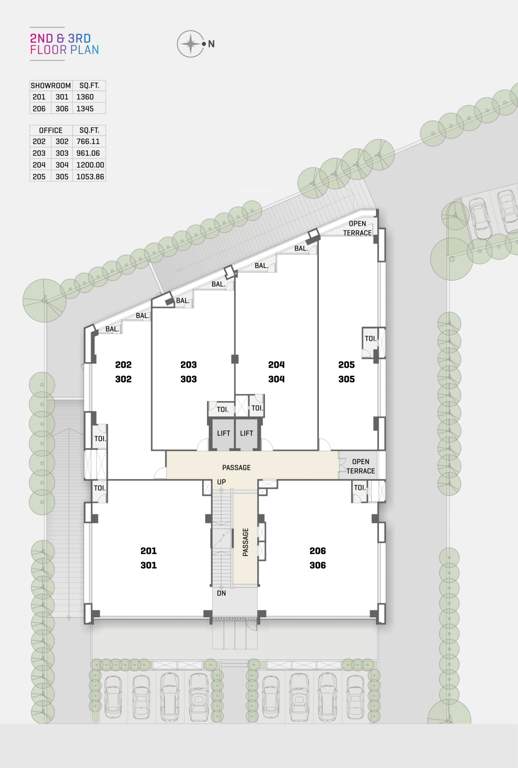  horizon trade center Horizon Trade Center Cluster Plan from 2nd to 3rd Floor