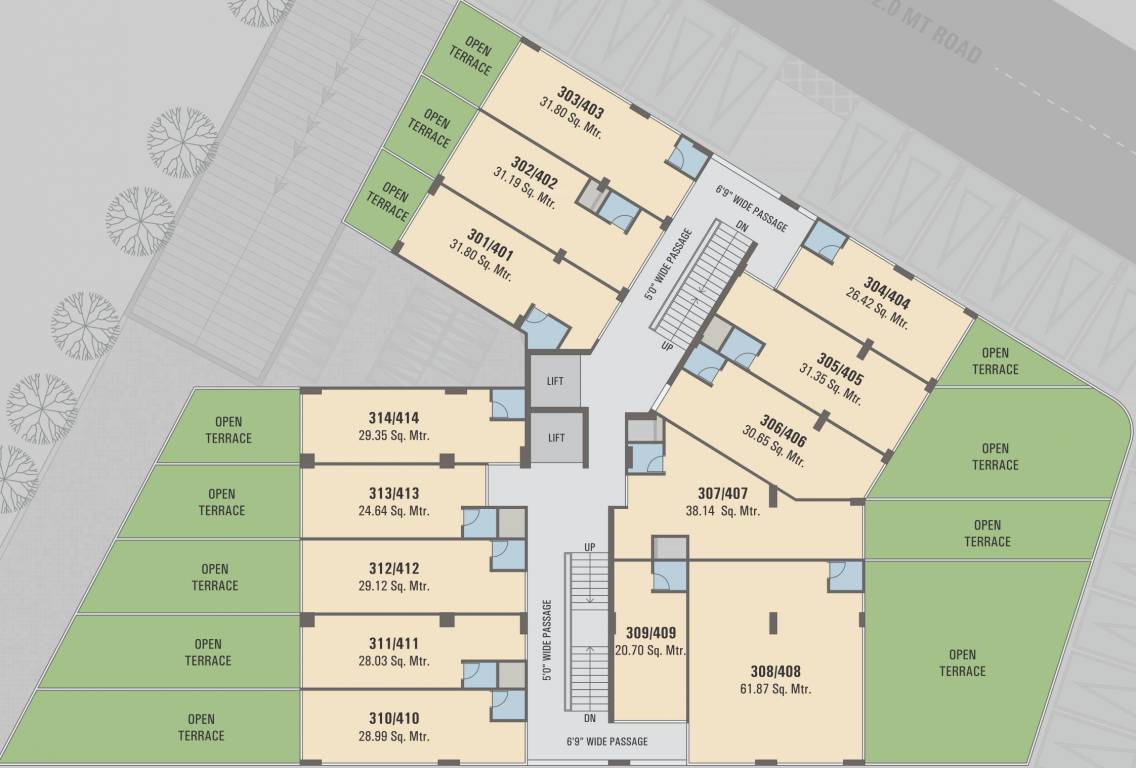 Images for Cluster Plan of Shri Parshva SPG Echelon