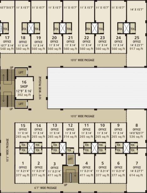 Images for Cluster Plan of Sangani Sangani Square