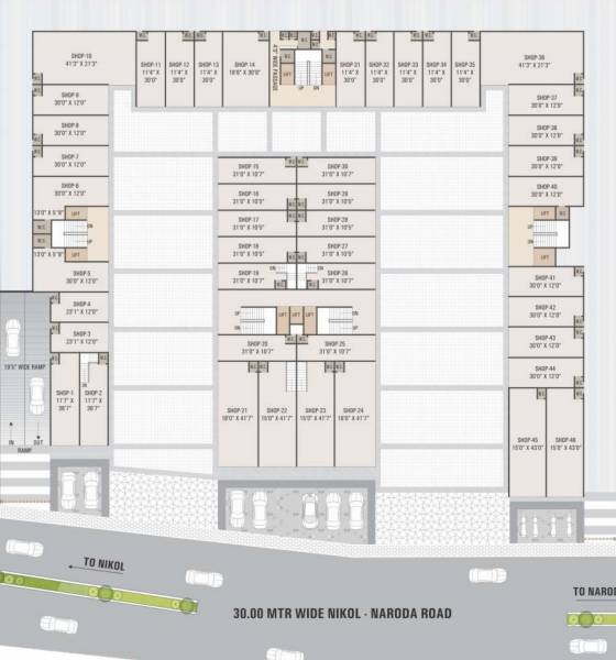 Images for Cluster Plan of Shree Khodal Rosevill Sky