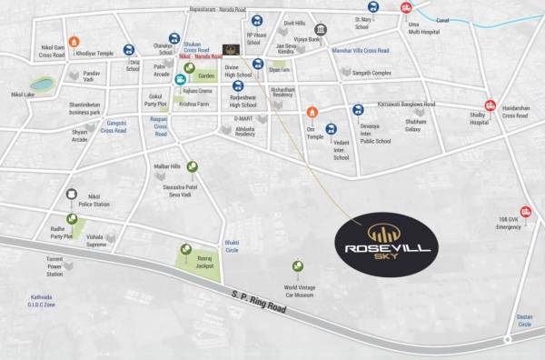 Images for Location Plan of Shree Khodal Rosevill Sky